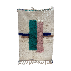 Tapis marocain berbère - laine laine