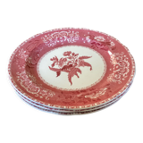 Set of Three ceramic plates Spode England dimension: height -2.5 cm- diameter -26 cm-