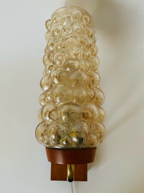 Bubble glass wall lamp, 60s
