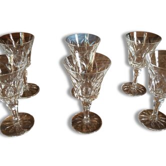 Set of 6 glasses to port Saint Louis