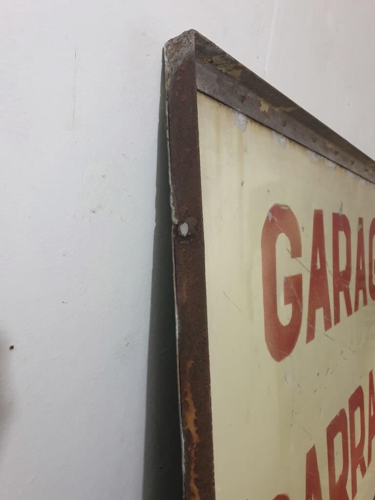 Garage sign