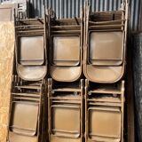 Metal folding chairs