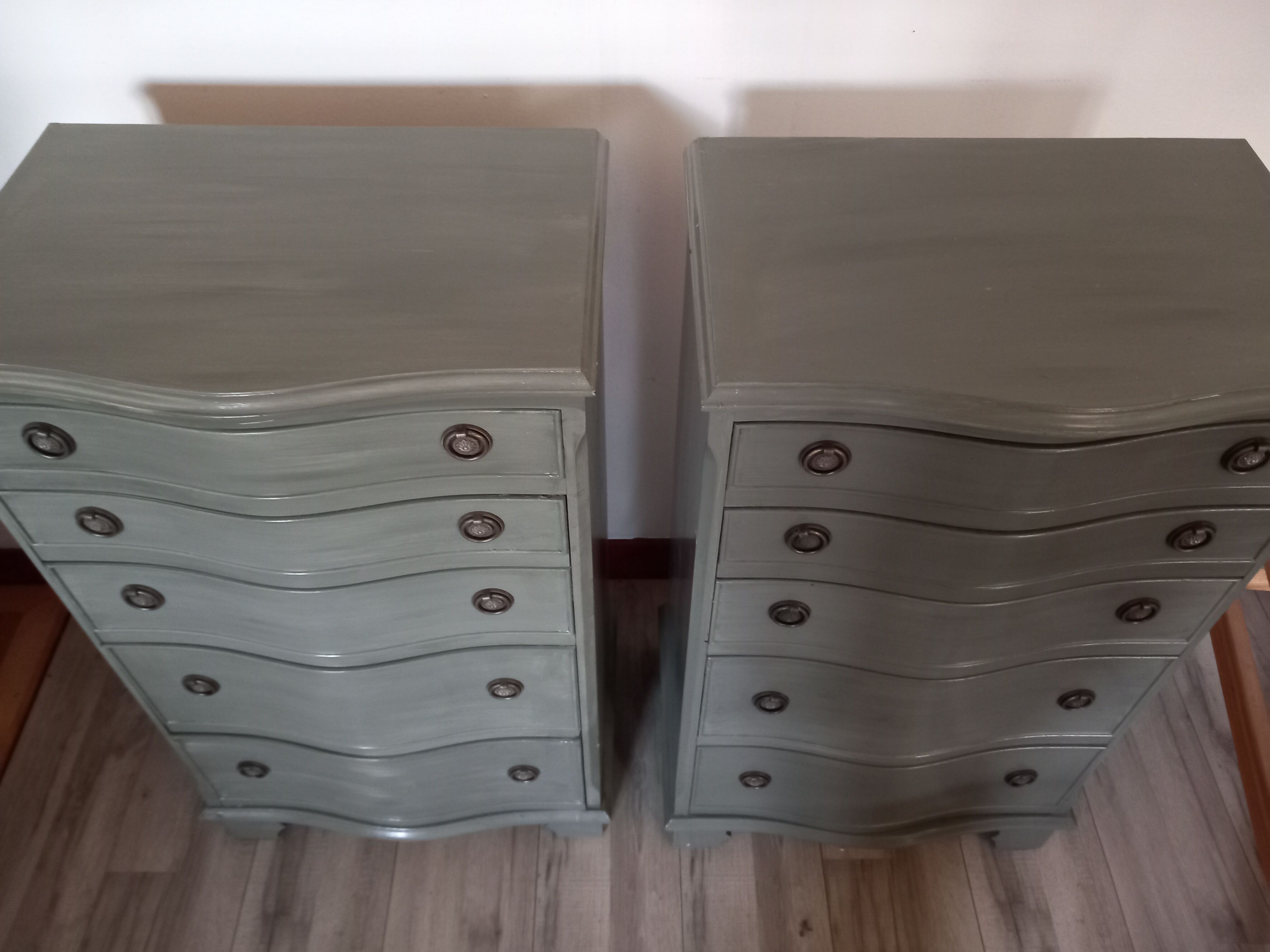 Pair of chests transition style LXV-XVI