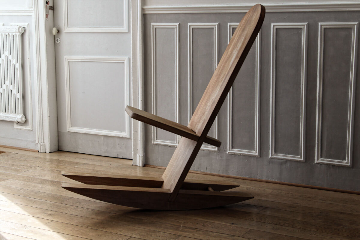 Rocking chair design - minimalist