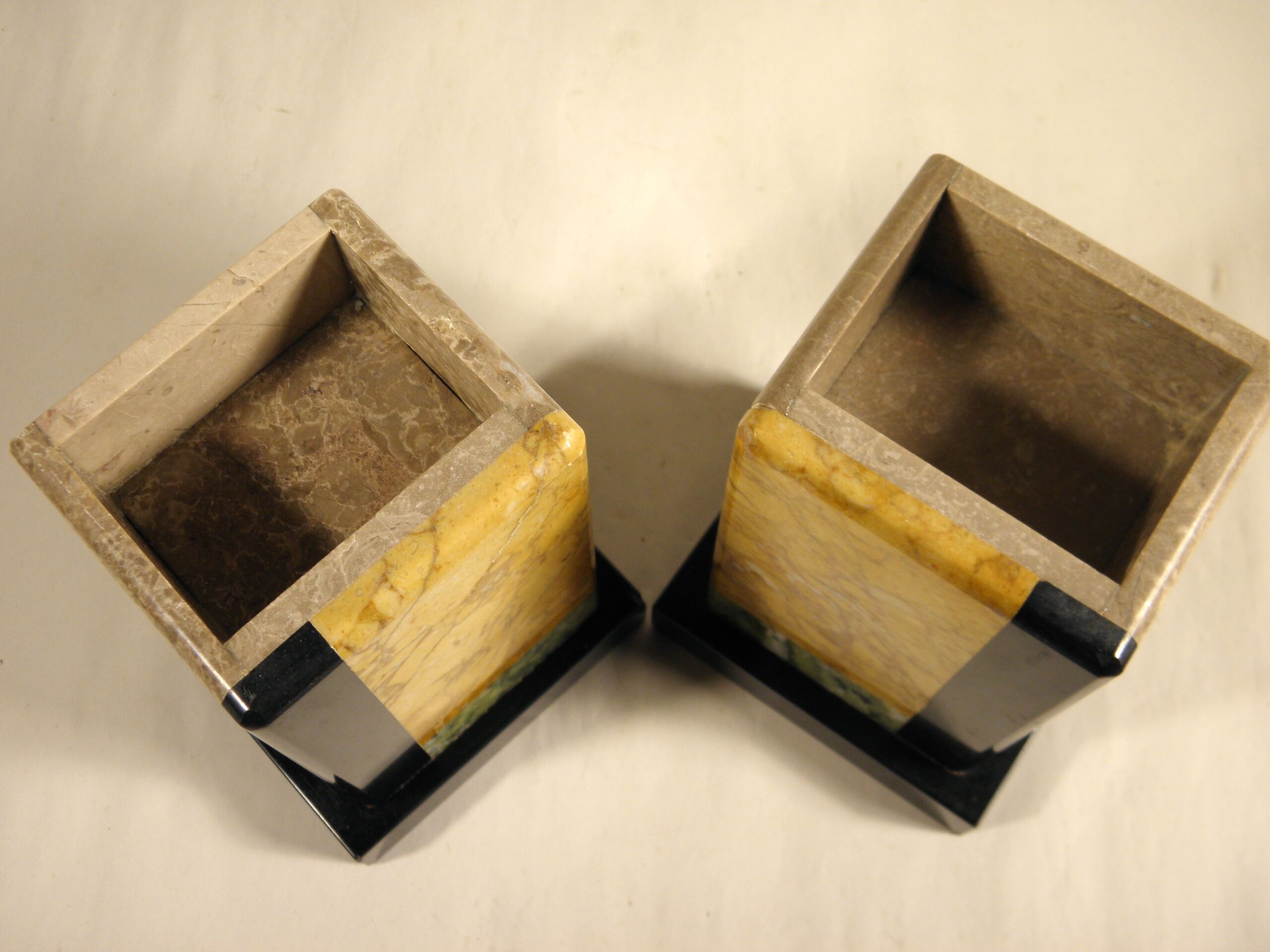 Pair of marble bookends