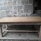Solid oak farmhouse table, 200 cm