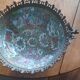 Chinese basin with a bronze frame