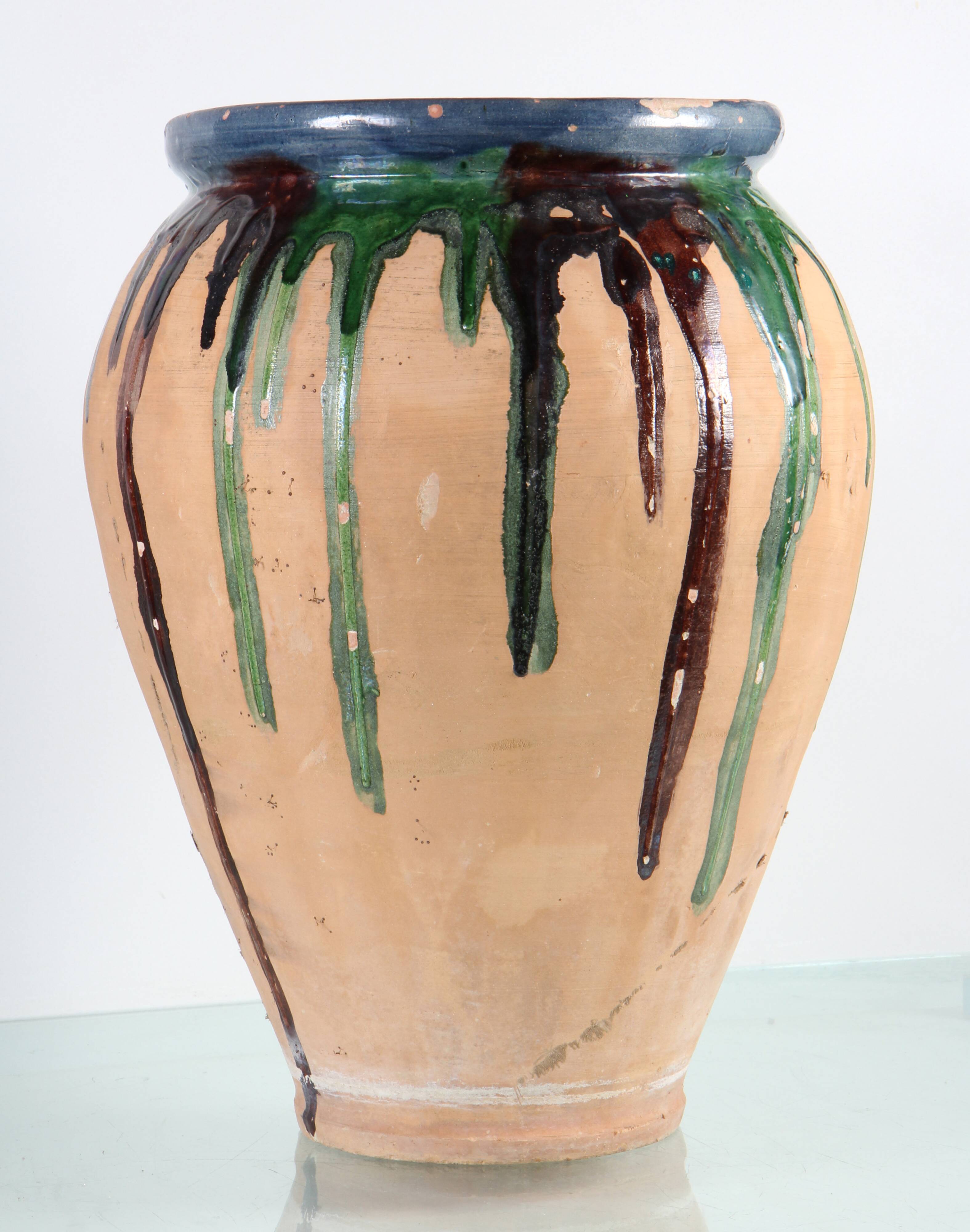 Glazed terracotta jar 19th