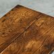 Wabi Sabi style side table in solid oak
