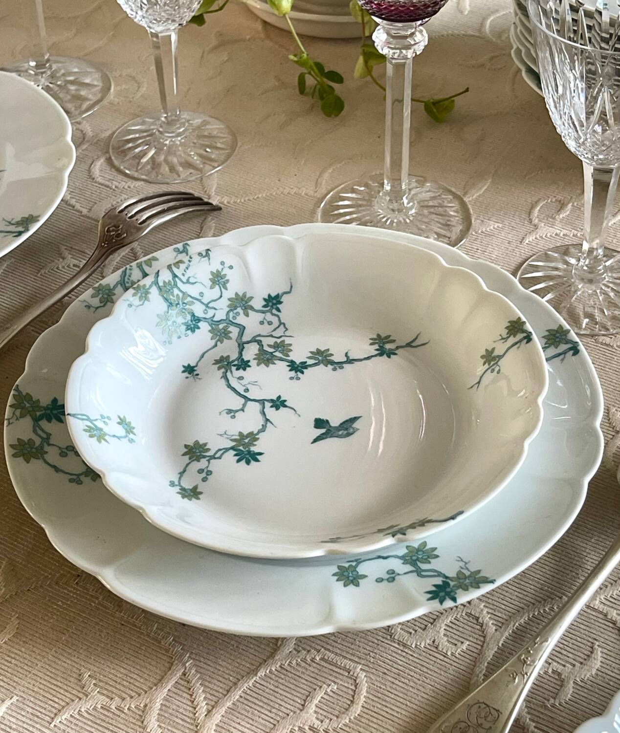 10 soup plates Haviland Limoges.