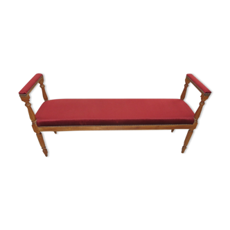 Banquette velours 150 cm x 40 cm