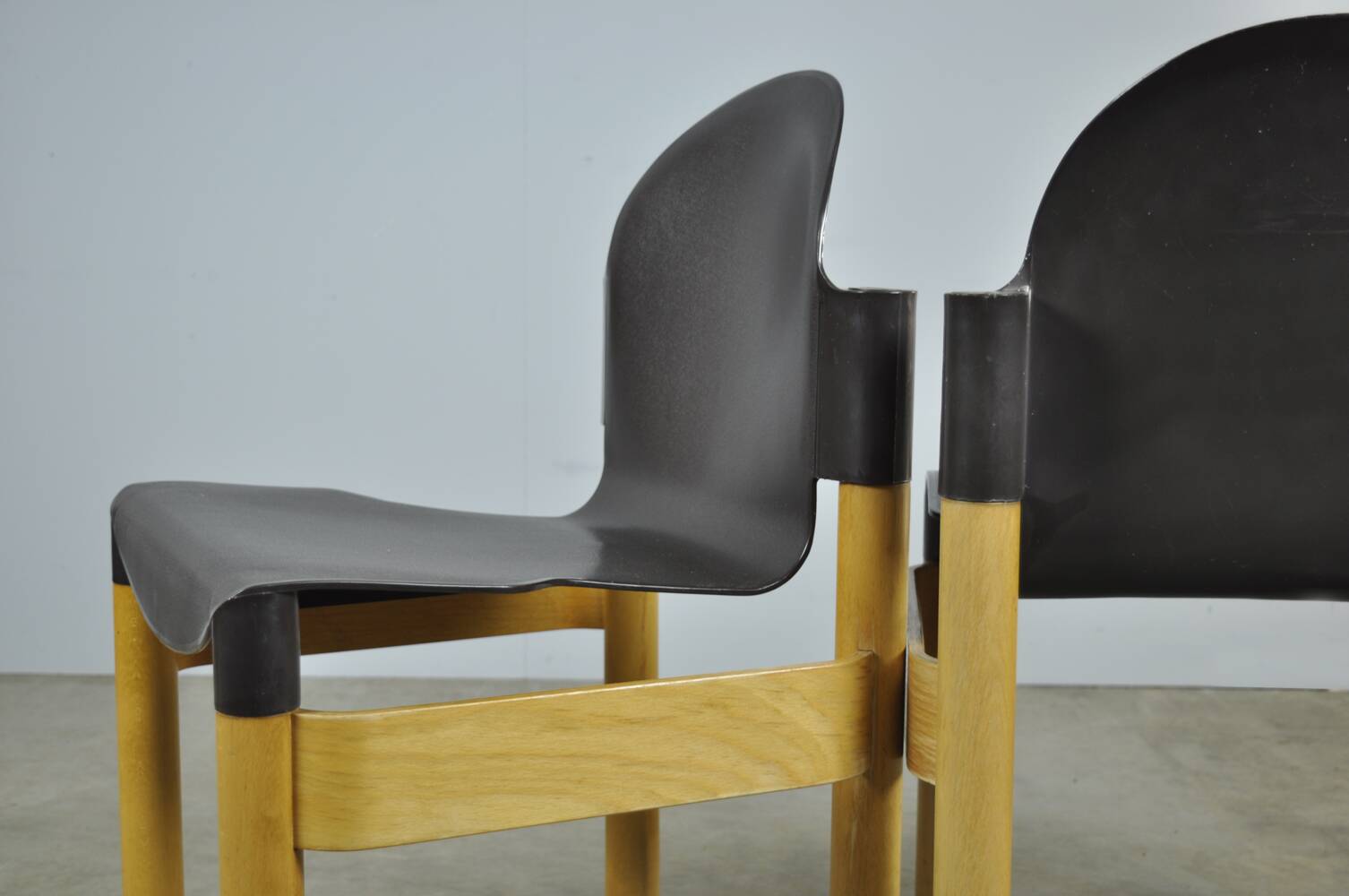 Thonet / vintage flex 2000 beech dining chairs (2)/ gerd lange / 1990s