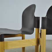 Thonet / chaises de salle à manger vintage flex 2000 en hêtre (2) / gerd lange / années 1990