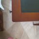 minister's desk - 2 drawers - solid wood - faux leather writing pad - Louis Philippe