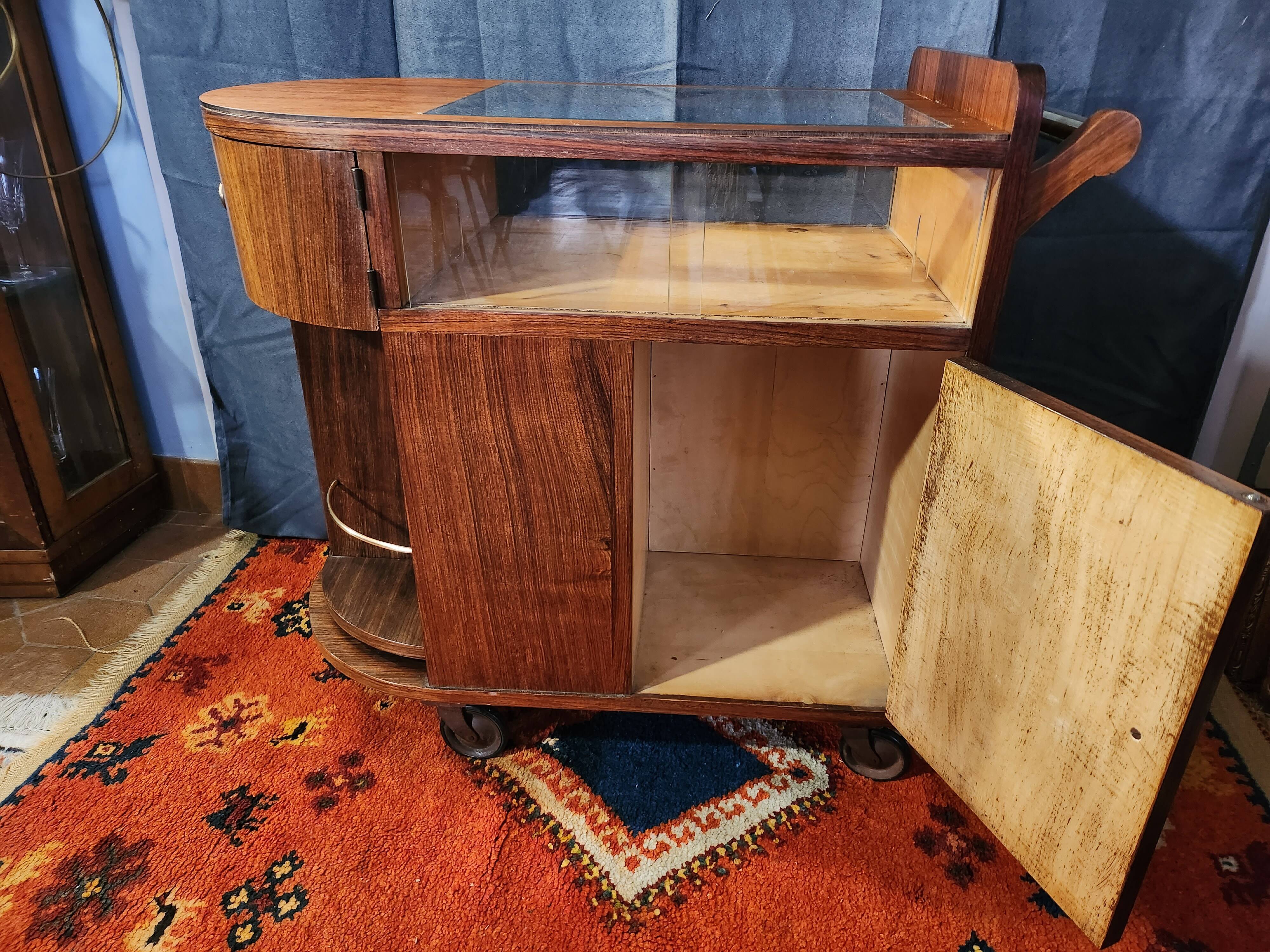 Art Deco trolley bar 1930s.