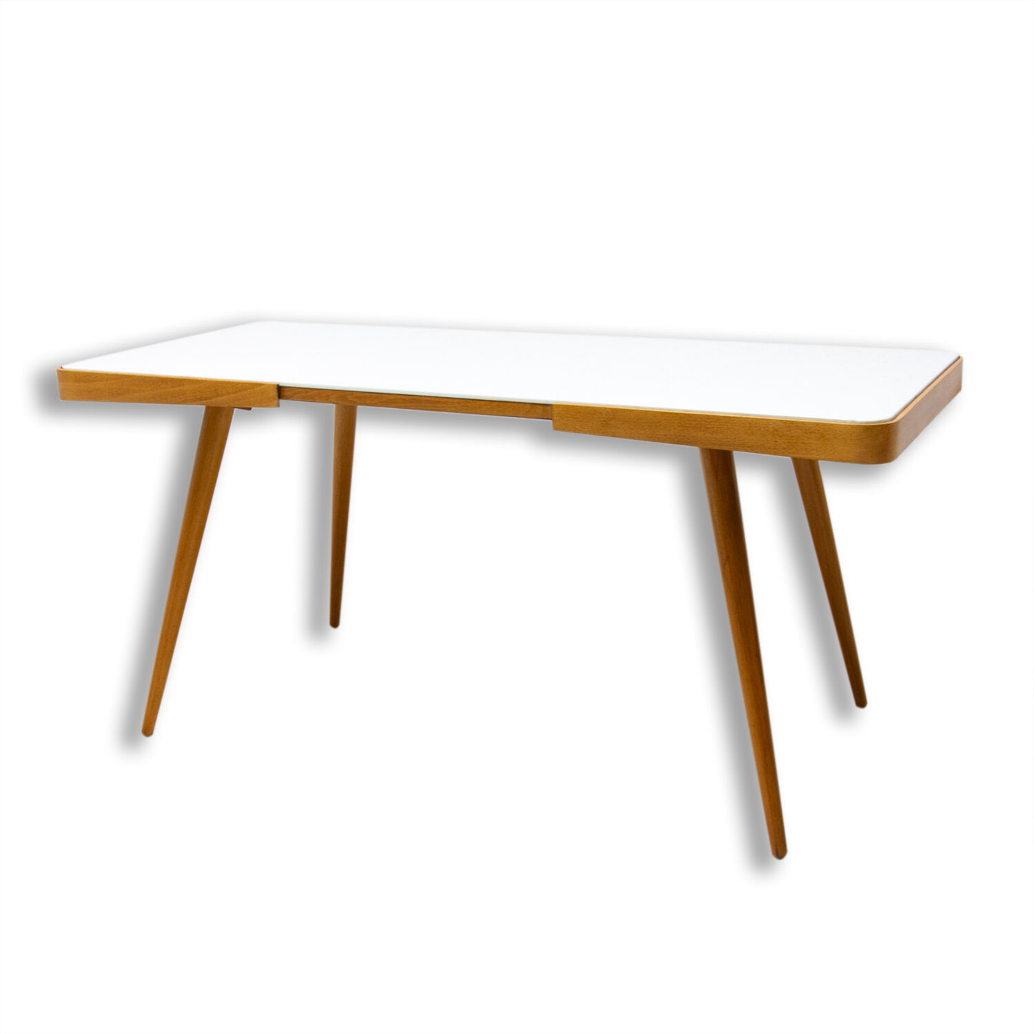 Opaxite glass coffee table, 1960´s, Czechoslovakia