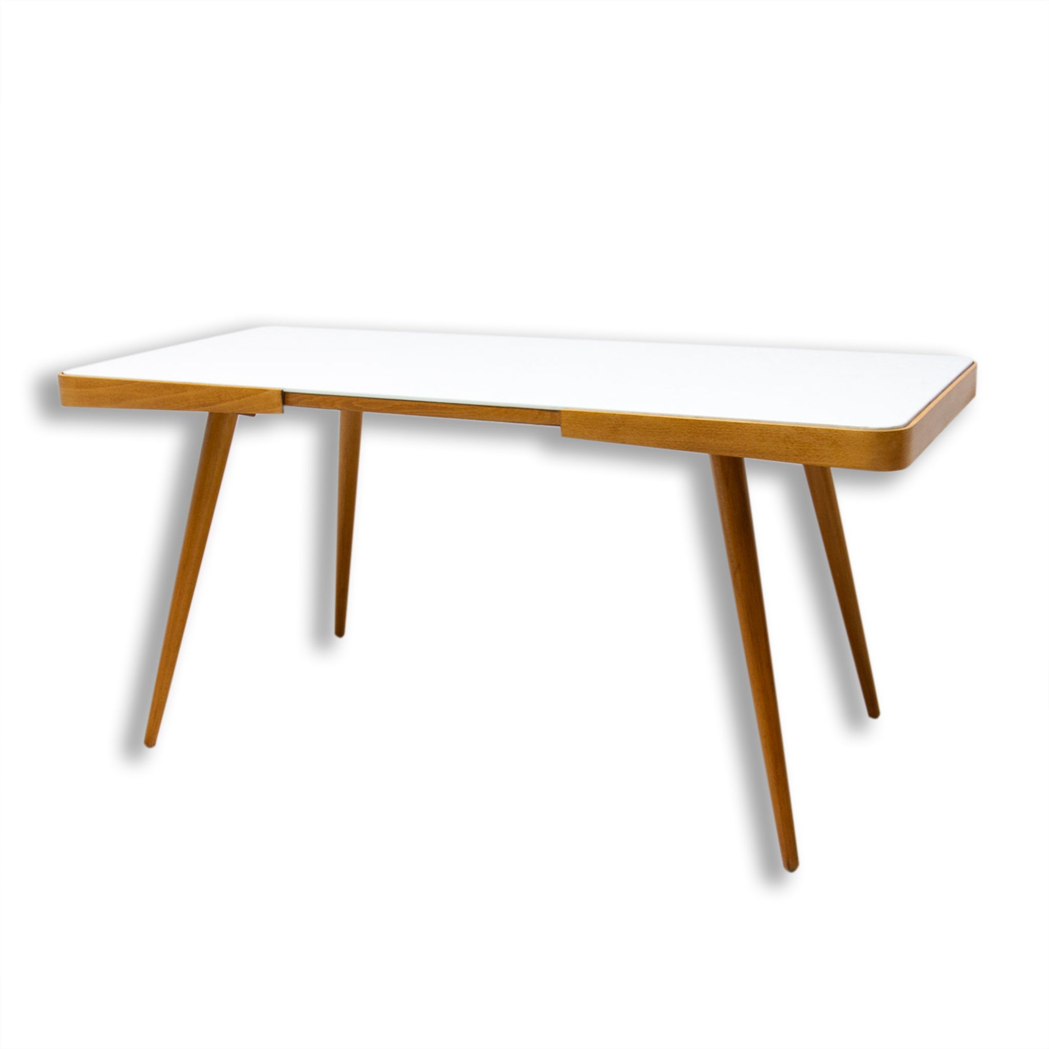 Opaxite glass coffee table, 1960´s, Czechoslovakia