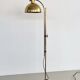 Florian schulz mid-century adjustable floor lamp in full brass, 1970