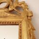 Miroir Louis XVI en bois doré 35x 65cm