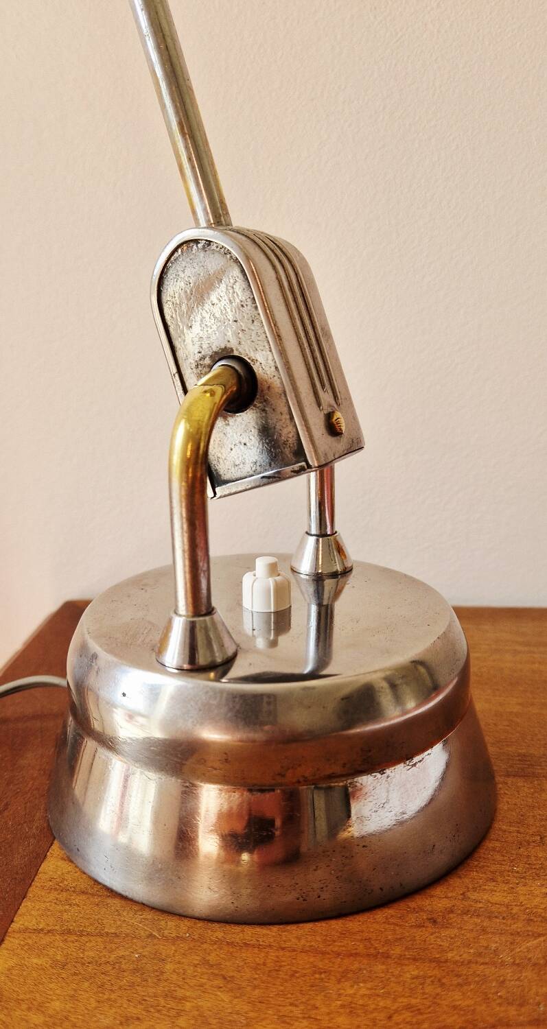 JUMO 600 Lamp - Vintage Chrome - 1940s