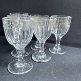6 port glasses – Cristallerie de Nancy 1920-1934