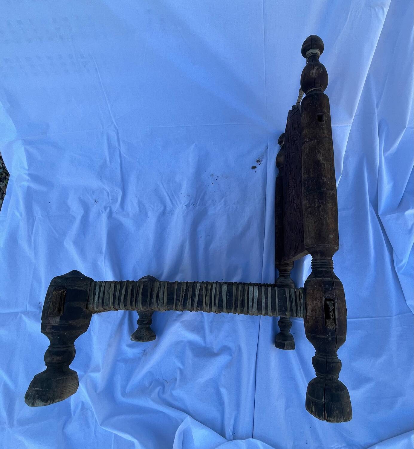 Traditional low Indian chair