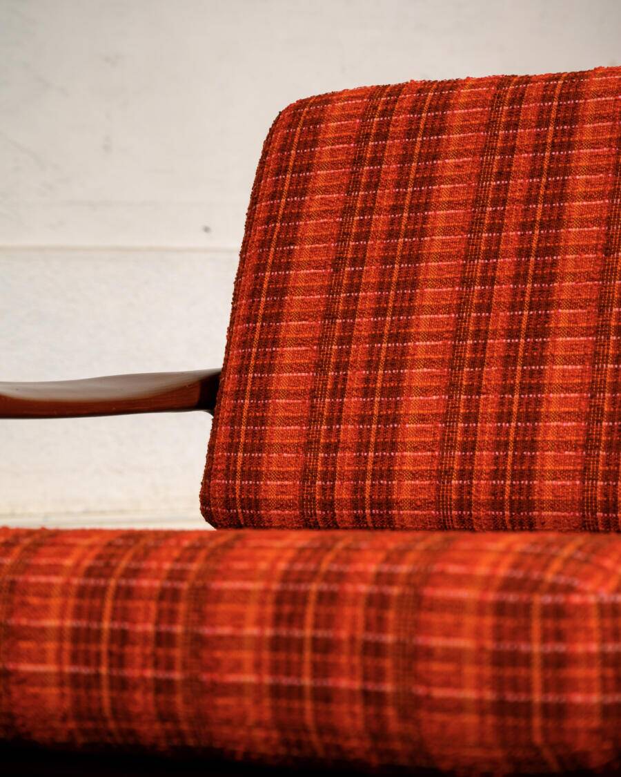 Scandinavian two-seater bench