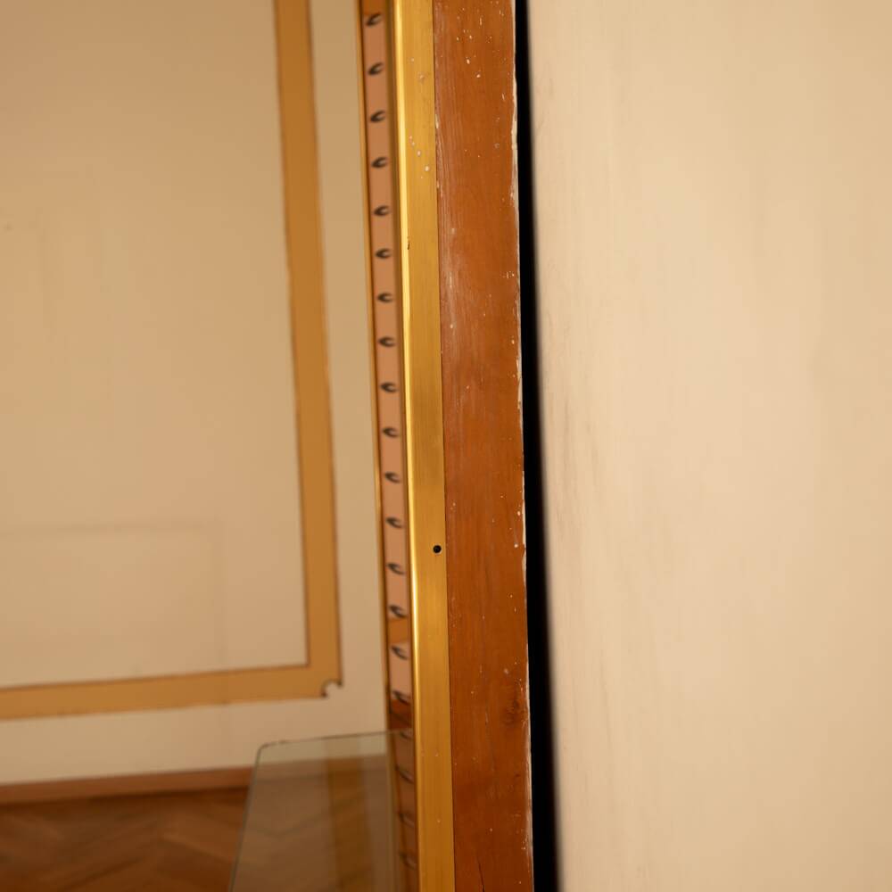 Italian floor mirror by Cristal Art, Italy 1960s