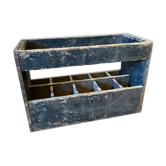 Antique wooden bottle holder 1950