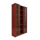 Mid-Century Afra & Tobia Scarpa Italian Wood Red Lacquer And Glass  Vitrine