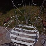 Pair of garden armchairs 1920