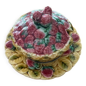 Sarreguemines jam pot in very good condition