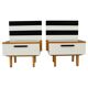 Mid-century pair of nightstands, Czechoslovakia, 1960s