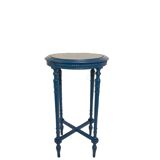 Napoleon III Modernized Guéridon Table in Blue