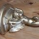 Pair of golden plaster wall selettes