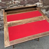 Bureau scriban bonheur du jour noyer 1920s scriban à système