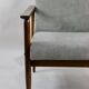 Fauteuil classique en velours côtelé, années 1970
