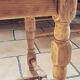 Natural wood coffee table