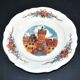 Sarreguemines lot de 2 assiettes à dessert Obernai décor Loux 3 fleurs