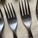Set couverts 36 pièces manches en bois et inox , années 70