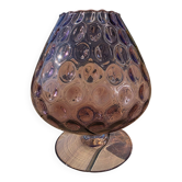 Giant glass 23 cm Empoli amethyst honeycomb blown glass