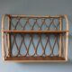 Rattan wall shelf 50s