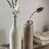 Pair of old stoneware bottles - Ciry le Noble