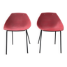 2 shell chairs by Pierre Guariche