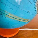 Globe world map of the 60s