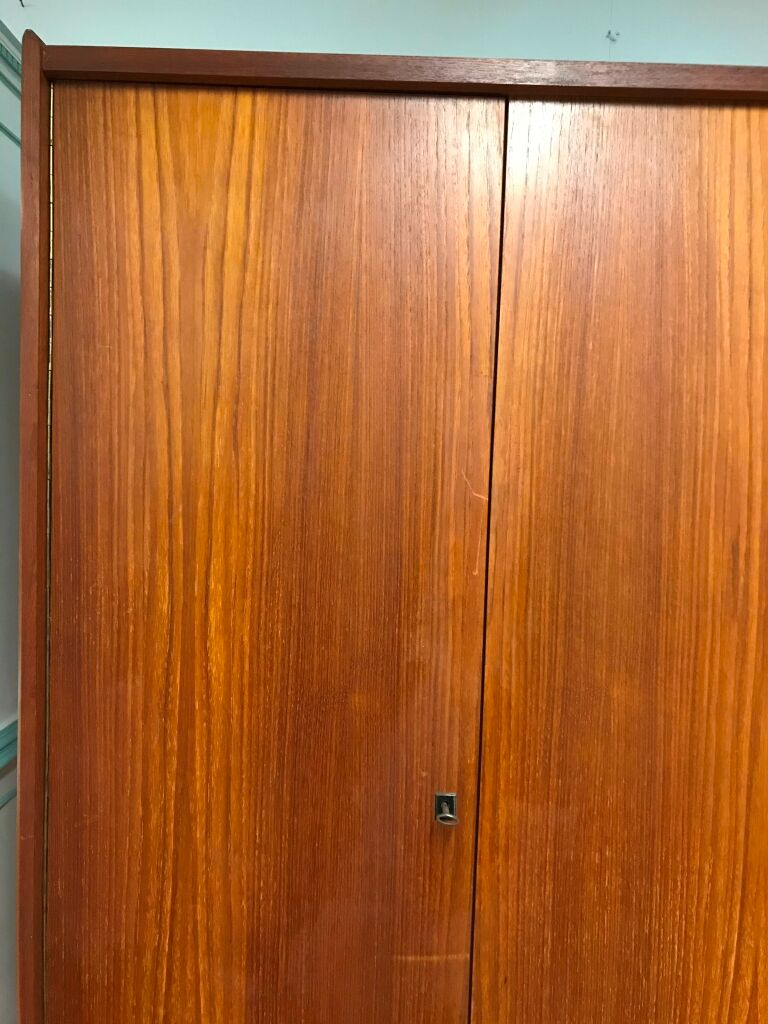 1970s Scandinavian style teak wardrobe