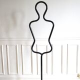 Valet de chambre - Tubular mannequin Black 80s