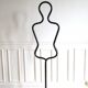 Valet de chambre - Tubular mannequin Black 80s