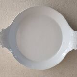 Plat en porcelaine à feu