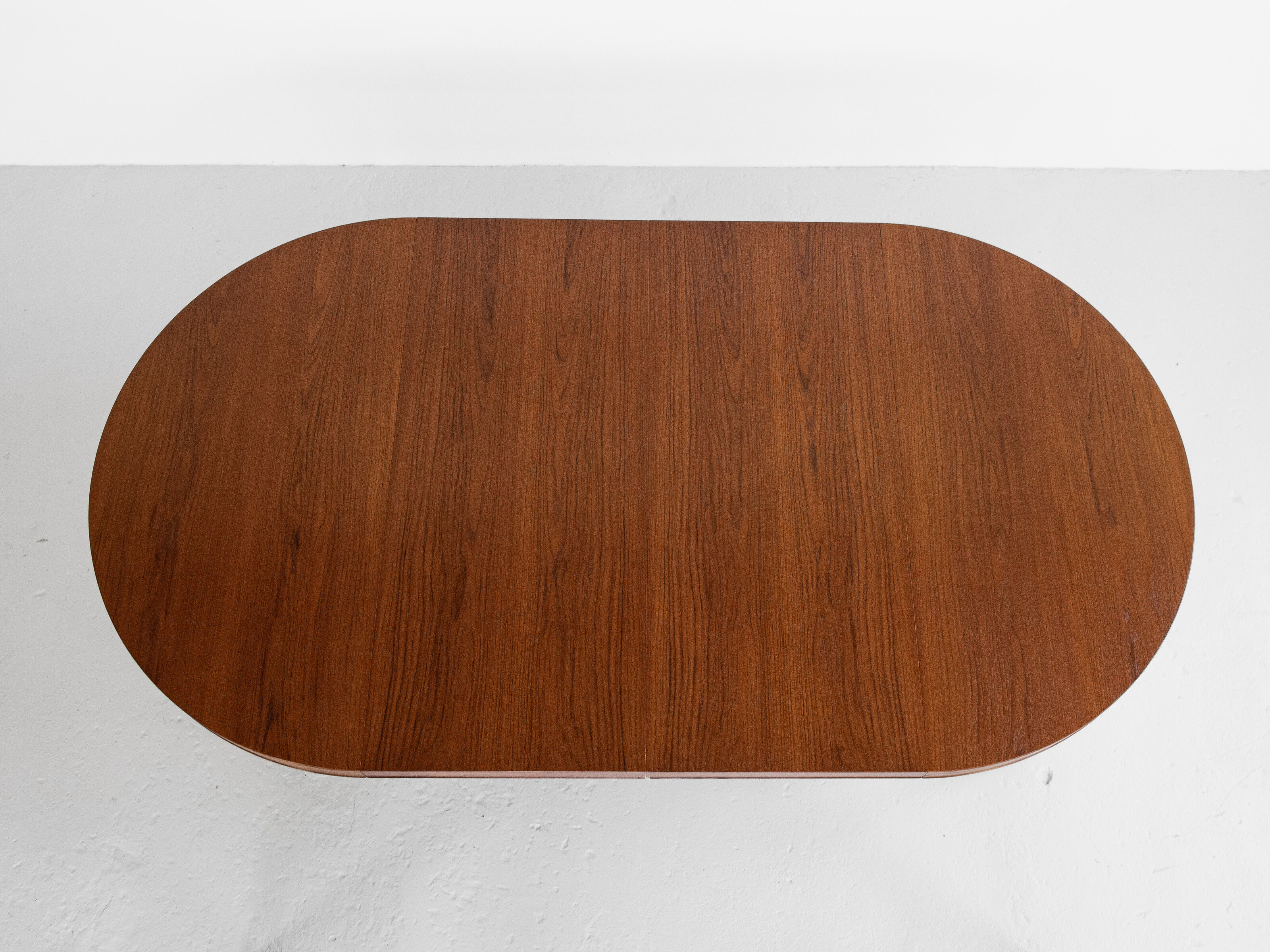 Midcentury Danish round dining table in teak by Severin Hansen for Haslev 1960s